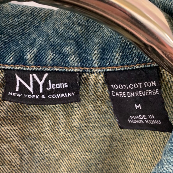 New York & Co Denim Trucker Jacket - Picture 7 of 7